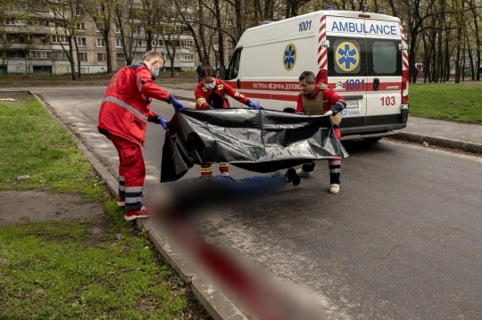 Satu Per Satu Korban Penembakan Pasukan Rusia Terus Berjatuhan di Kota Kharkiv