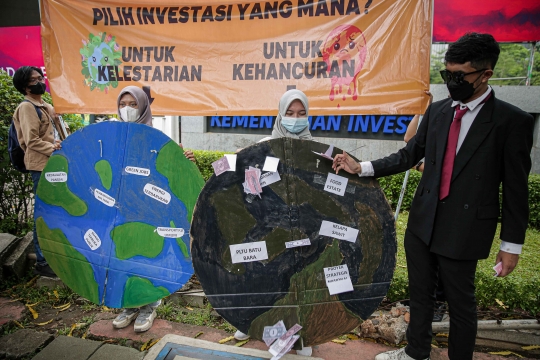 Aksi Damai Serukan Investasi untuk Bumi