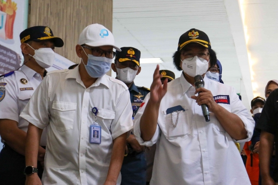 Menteri LHK Tinjau Pengelolaan Sampah Pelabuhan Tanjung Priok Jelang Mudik