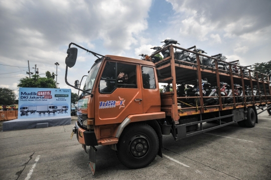 Pemprov DKI Berangkatkan Motor Peserta Mudik Gratis ke Kampung Halaman