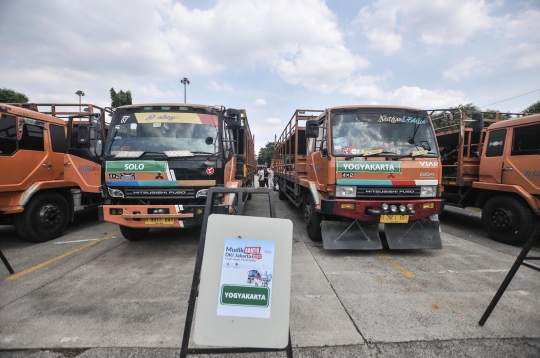 Pemprov DKI Berangkatkan Motor Peserta Mudik Gratis ke Kampung Halaman