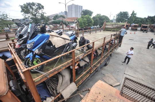 Pemprov DKI Berangkatkan Motor Peserta Mudik Gratis ke Kampung Halaman