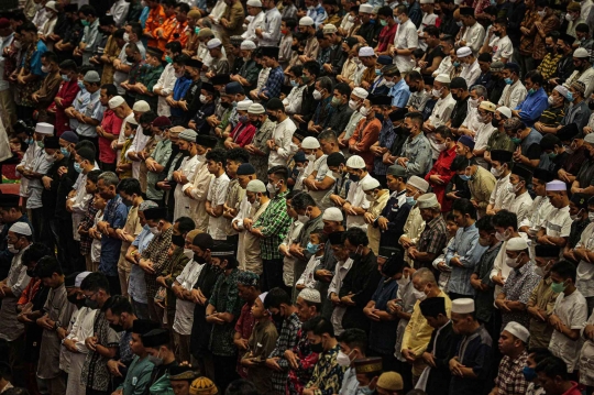 Salat Jumat Terakhir Ramadan di Masjid Istiqlal