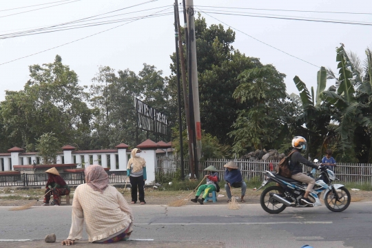 Tradisi Penyapu Koin di Jembatan Sewo Pantura