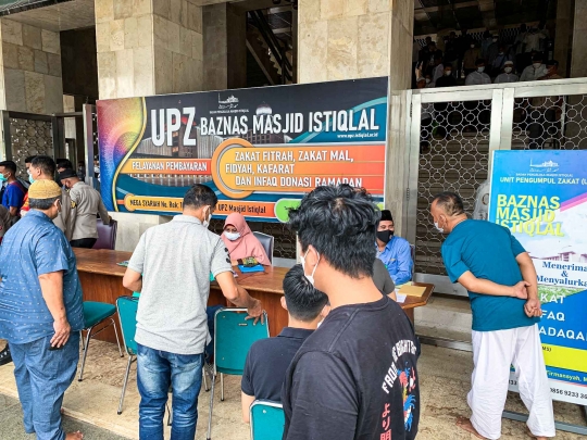 Masjid Istiqlal Mulai Buka Layanan Pembayaran Zakat Fitrah