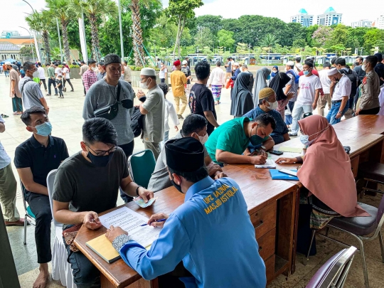 Masjid Istiqlal Mulai Buka Layanan Pembayaran Zakat Fitrah