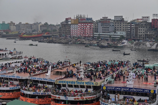 Riuh Tradisi Mudik di Bangladesh