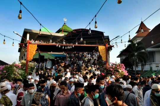 Perayaan Idulfitri di Bali Berjalan Khidmat