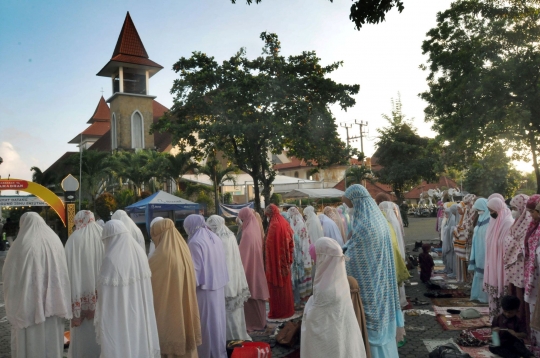 Perayaan Idulfitri di Bali Berjalan Khidmat