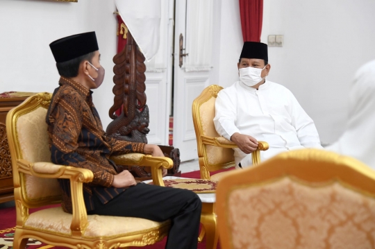 Pertama Kalinya Jokowi dan Prabowo Rayakan Idulfitri Bersama