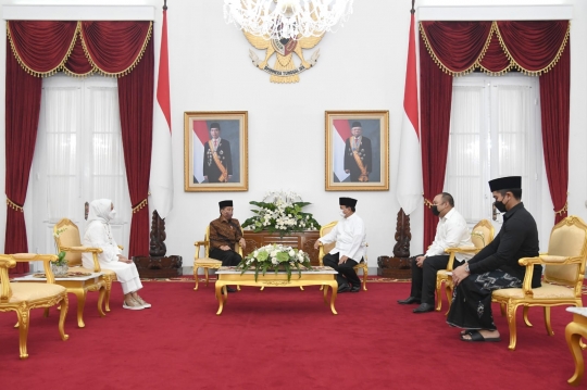 Pertama Kalinya Jokowi dan Prabowo Rayakan Idulfitri Bersama