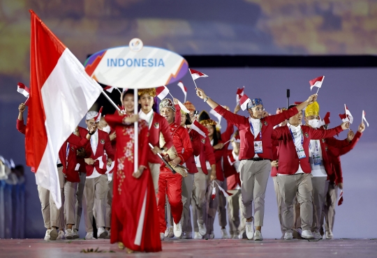 Kemeriahan Upacara Pembukaan SEA Games Vietnam