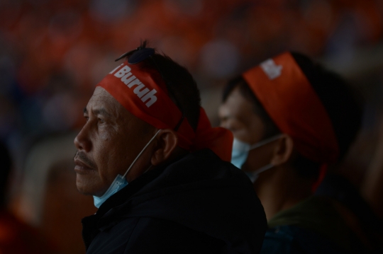 Ribuan Buruh Padati Aksi May Day Fiesta 2022 di Stadion GBK