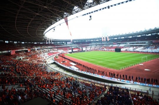 Ribuan Buruh Padati Aksi May Day Fiesta 2022 di Stadion GBK