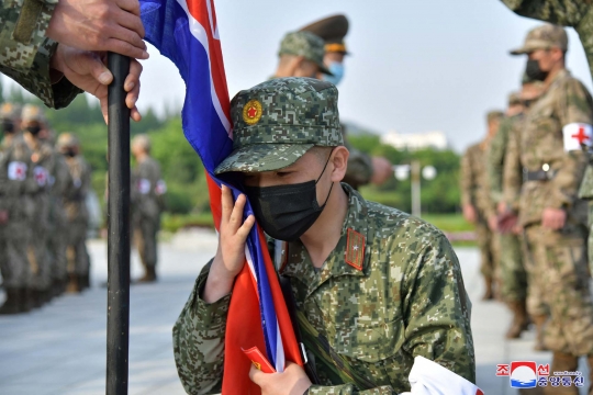Ribuan Pasukan Militer Korut Diterjunkan untuk Tangani Covid-19