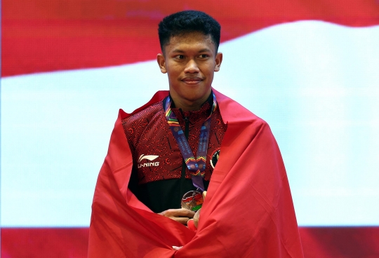 Mohammad Yasin Raih Medali Perak SEA Games 2021