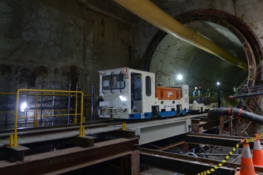 Kondisi Terkini Terowongan MRT Bundaran HI-Monas