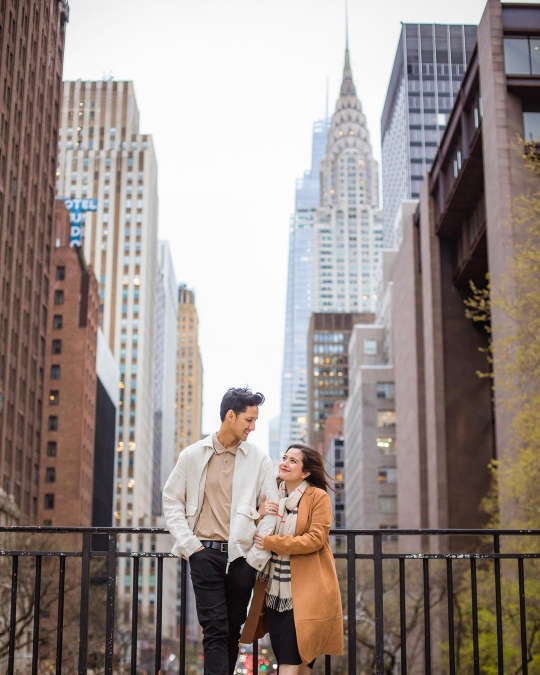 So Sweet! Potret Tasya Kamila dan Suami di New York, Romantis Banget!