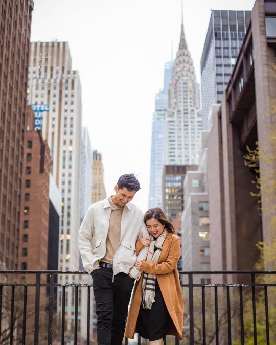 So Sweet! Potret Tasya Kamila dan Suami di New York, Romantis Banget!