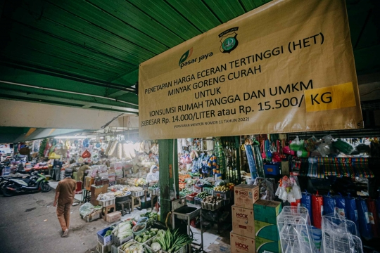 Sosialisasi Harga Minyak Goreng Bersubsidi di Pasar Tradisional