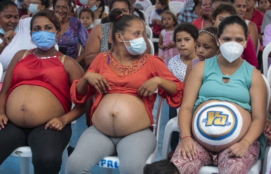 Melihat Kontes Perut Ibu Hamil di Nikaragua