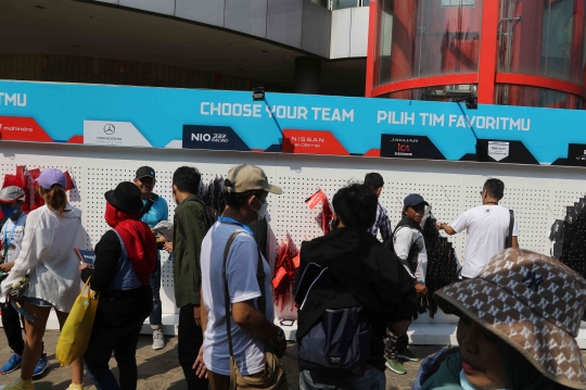 Penonton Formula E Jakarta Mulai Berdatangan