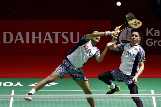 Ganda Putra Indonesia Fajar/Rian Melenggang ke Perempat Final Indonesia Masters 2022