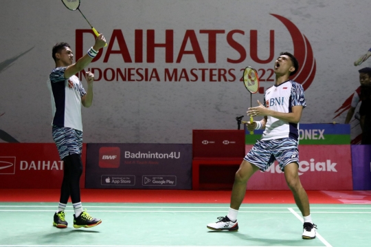 Ganda Putra Indonesia Fajar/Rian Melenggang ke Perempat Final Indonesia Masters 2022