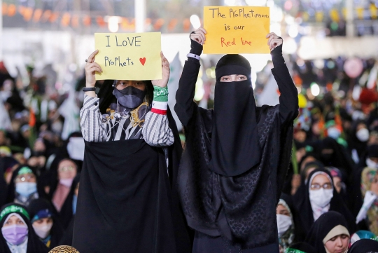 Aksi Ribuan Muslim di Sejumlah Negara Kecam Politikus India Hina Nabi Muhammad