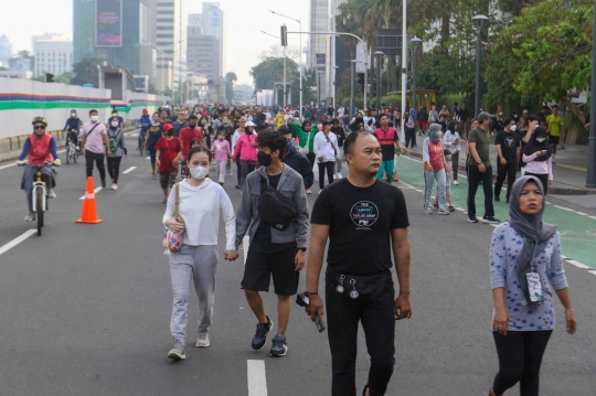 Warga Padati Car Free Day Kawasan Sudirman-Thamrin