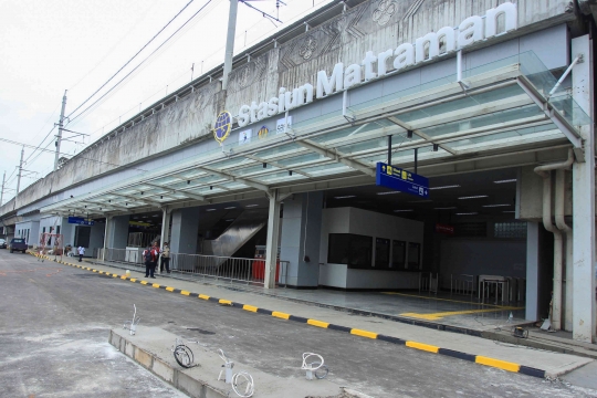 Stasiun Matraman Bersiap untuk Dioperasikan