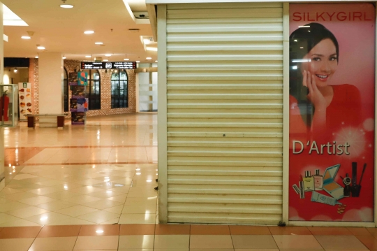 Potret Plaza Semanggi yang Sepi Aktivitas
