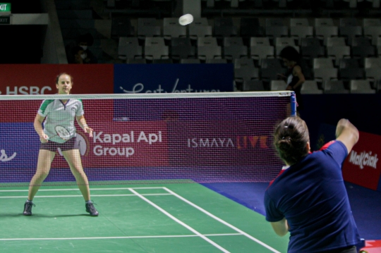 Persiapan Latihan Atlet Bulu Tangkis Jelang Indonesia Open 2022