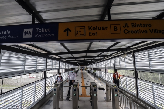 Wajah Baru Stasiun Pondok Ranji