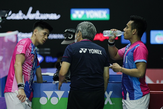 Tumbangkan Wakil Taipei, Pramudya/Yeremia Lolos ke Perempat Final Indonesia Open