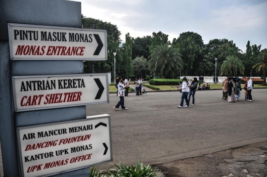 Monas Kembali Dibuka Secara Bertahap