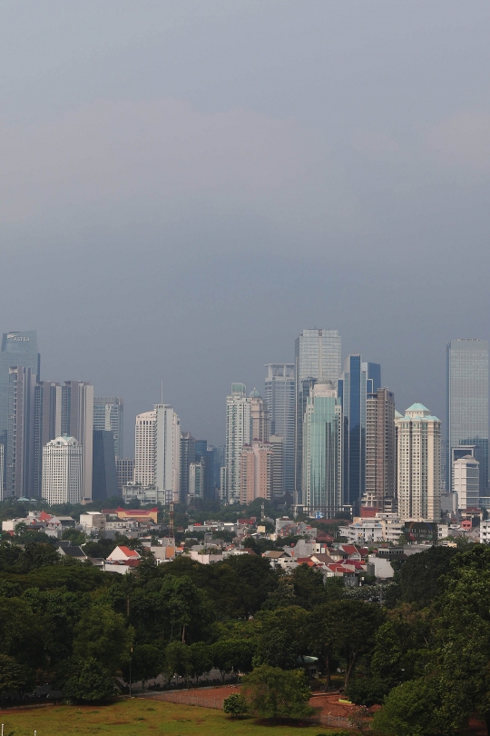 Penampakan Buruknya Kualitas Udara Jakarta