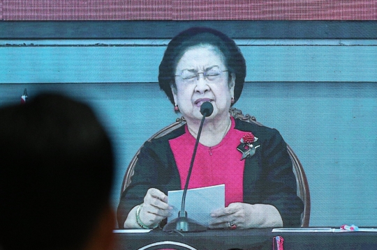 Ekspresi Megawati Saat Ancam Pecat Kader yang Main Dua Kaki dan Manuver di Pilpres