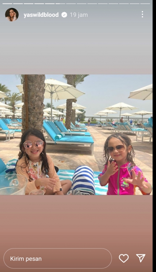 Momen Keseruan Keluarga Yasmine Wildblood di Dubai, Penampilan Bumil Curi Perhatian