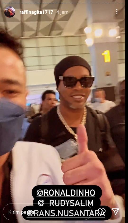 Deretan Momen Ronaldinho Tiba di Indonesia, Dijemput Raffi Ahmad Naik Rolls Royce