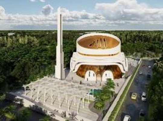 Intip Desain Masjid yang Dibangun Gilang Widya 'Crazy Rich Malang', Besar dan Megah
