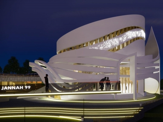 Intip Desain Masjid yang Dibangun Gilang Widya 'Crazy Rich Malang', Besar dan Megah