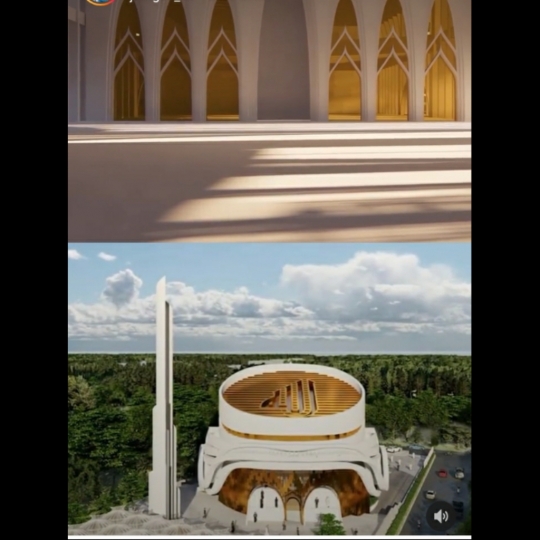 Intip Desain Masjid yang Dibangun Gilang Widya 'Crazy Rich Malang', Besar dan Megah