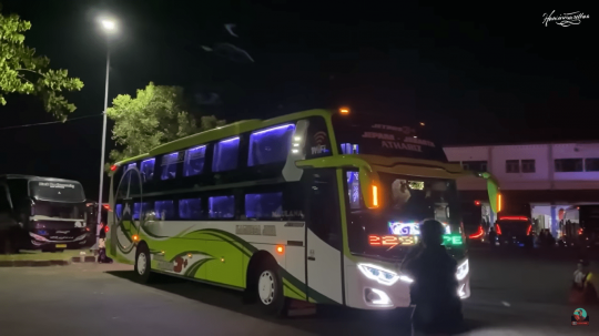Potret Bus Kalingga Jaya Sleeper Bak Hotel Berjalan Begitu Mewah dan Nyaman