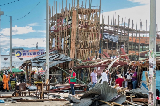 Kondisi Mengerikan Stadion Adu Banteng yang Runtuh di Kolombia