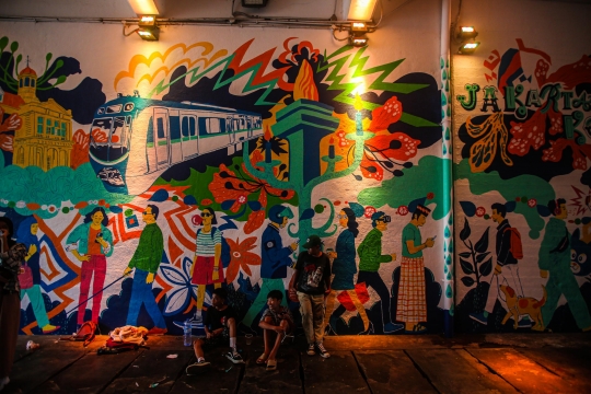 Mural di Terowongan Kendal, Ubah Jakarta Jadi Kota Global