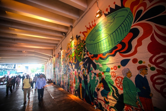 Mural di Terowongan Kendal, Ubah Jakarta Jadi Kota Global