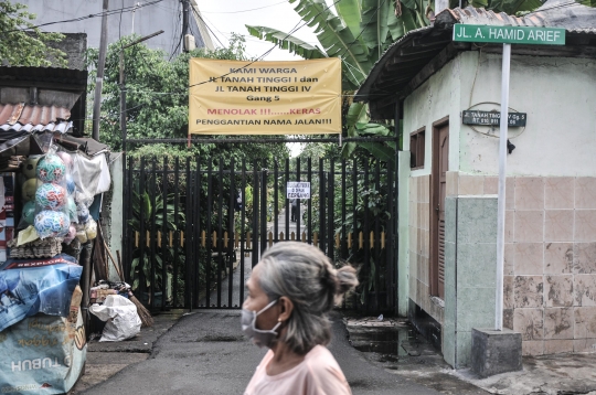 Warga Tanah Tinggi Menolak Perubahan Nama Jalan