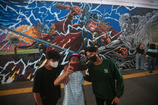 Pameran Mural Thor di Terowongan Kendal