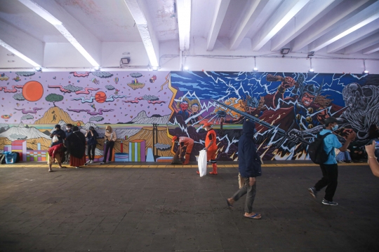 Pameran Mural Thor di Terowongan Kendal